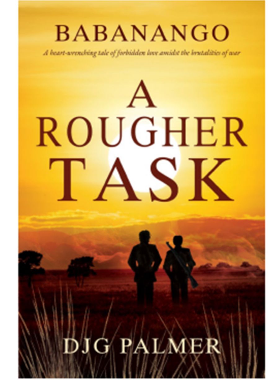 Image of his book cover entitled 'A Rougher Task'