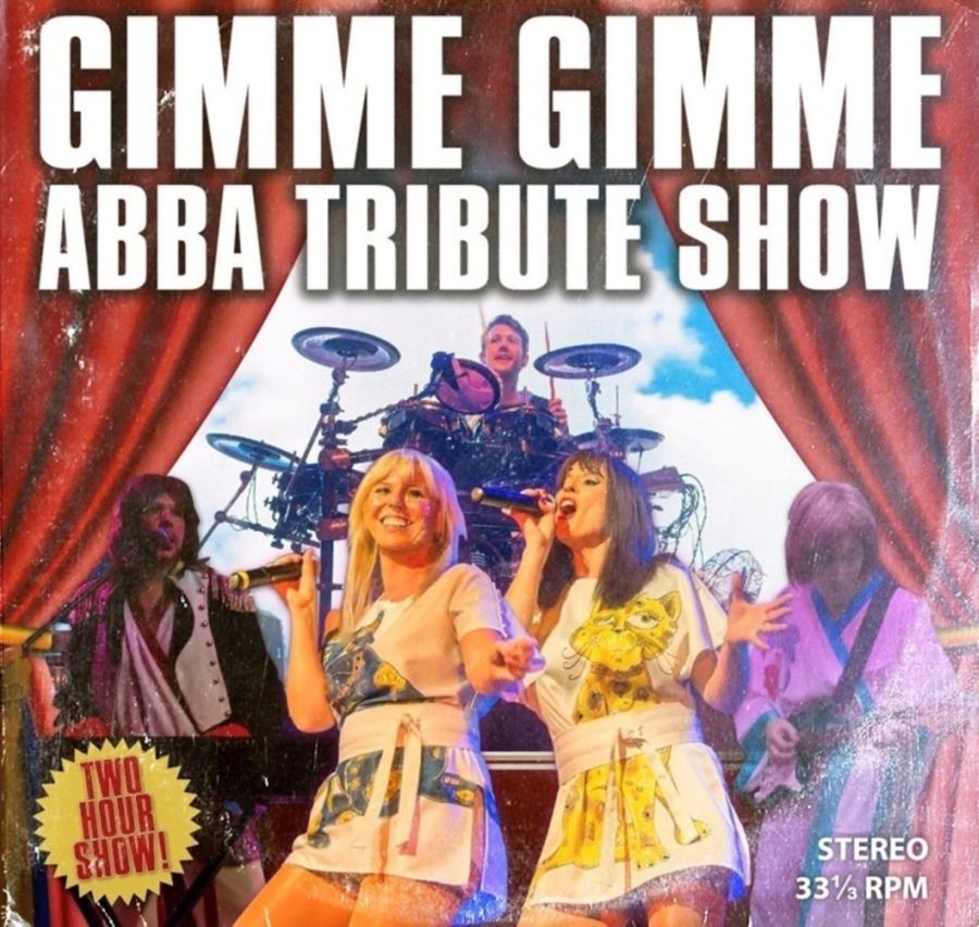 Advertising poster  of Abba tribute band