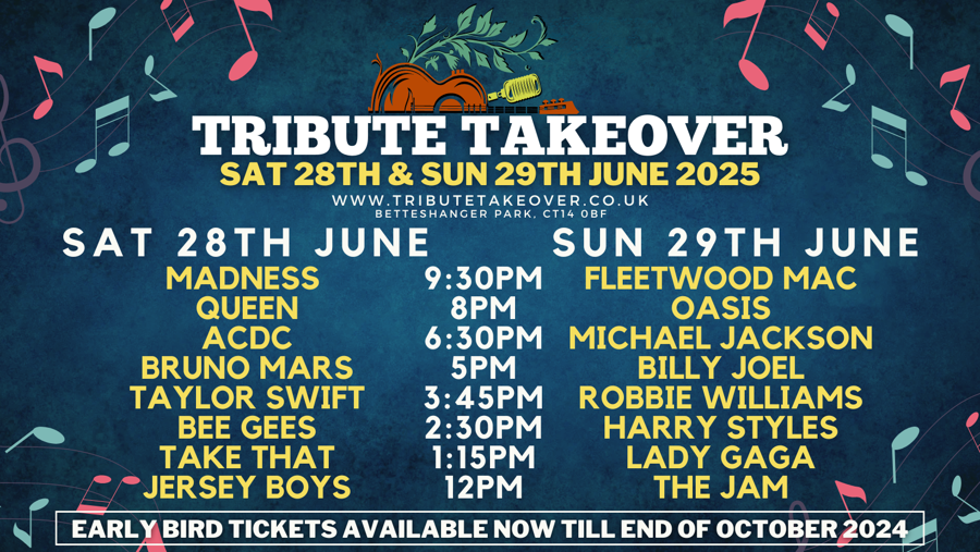 Tribute Takeover line up