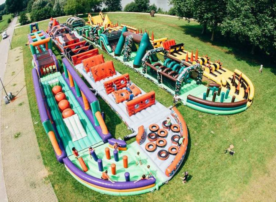 The Beast inflatable obstacle course