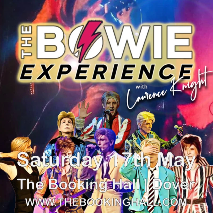 Poster for the band The Bowie Experiencel at The Booking Hall Dover on 17th May 2025