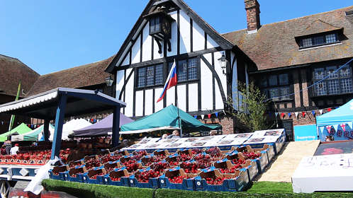 Cherries and Guildhall-Sandwich Food Fayre-Sandwich-White Cliffs Country-Kent