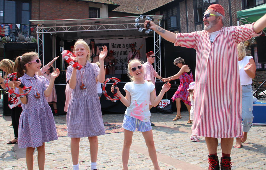 Fez  children-Folk and Ale Festival-Sandwich-White Cliffs Country-Kent