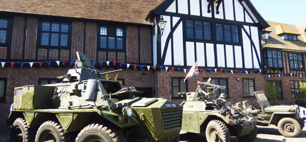 Sandwich 40's guildhall vehicles-Salute the 40's- Sandwich-White Cliffs Country-Kent