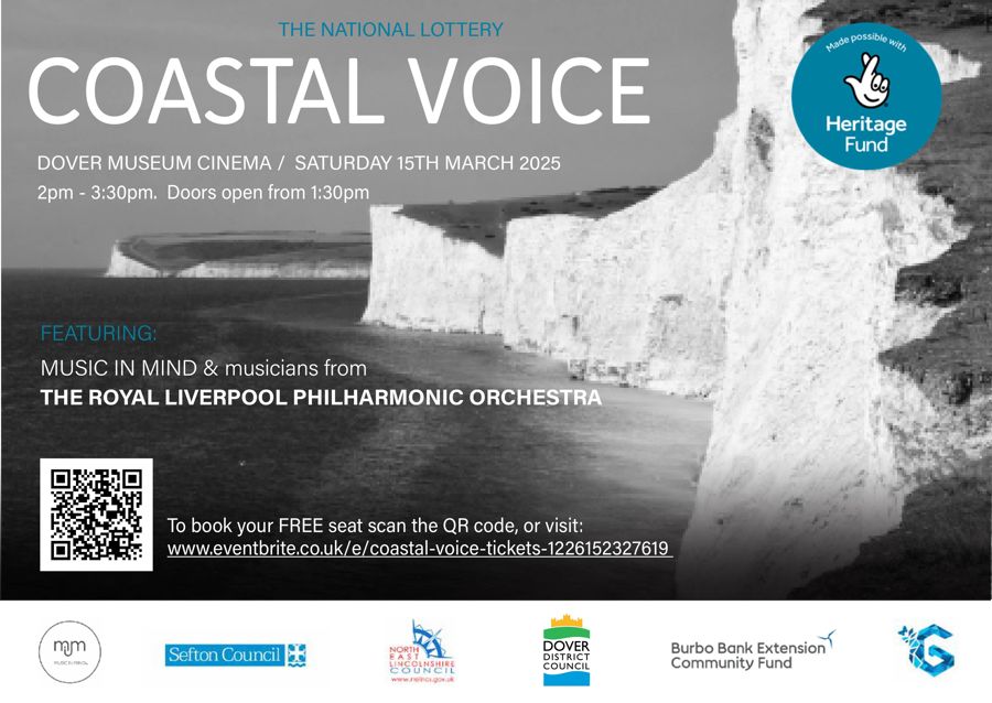 Poster advertising Coastal Voice film