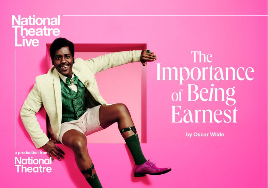 Advertising poster for the Importance of being Ernest