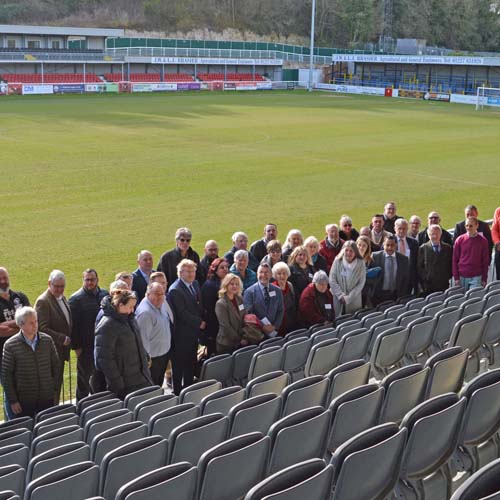 White Cliffs Country partners at Dover Athletic Football Club, Dover, Kent