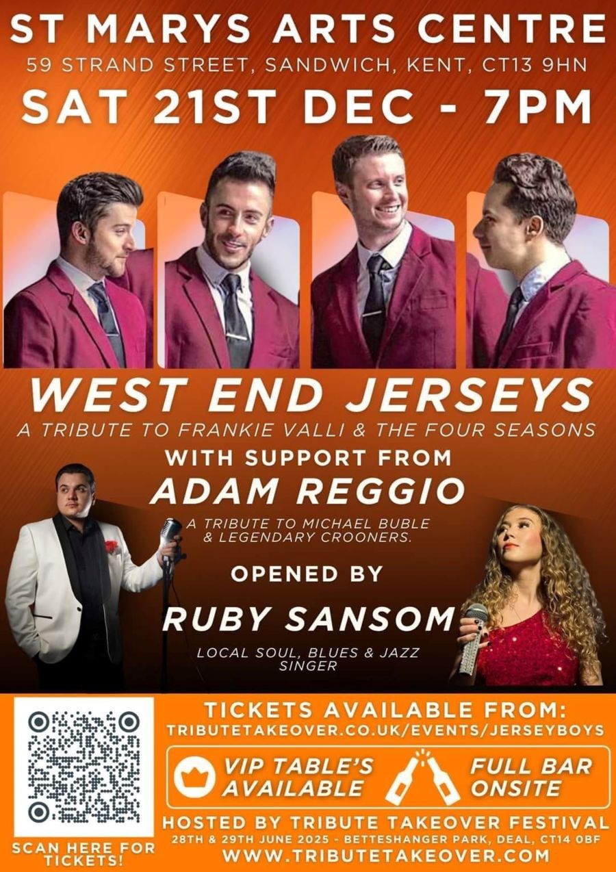 Poster for West End Jerseys at St Mary's Arts Centre