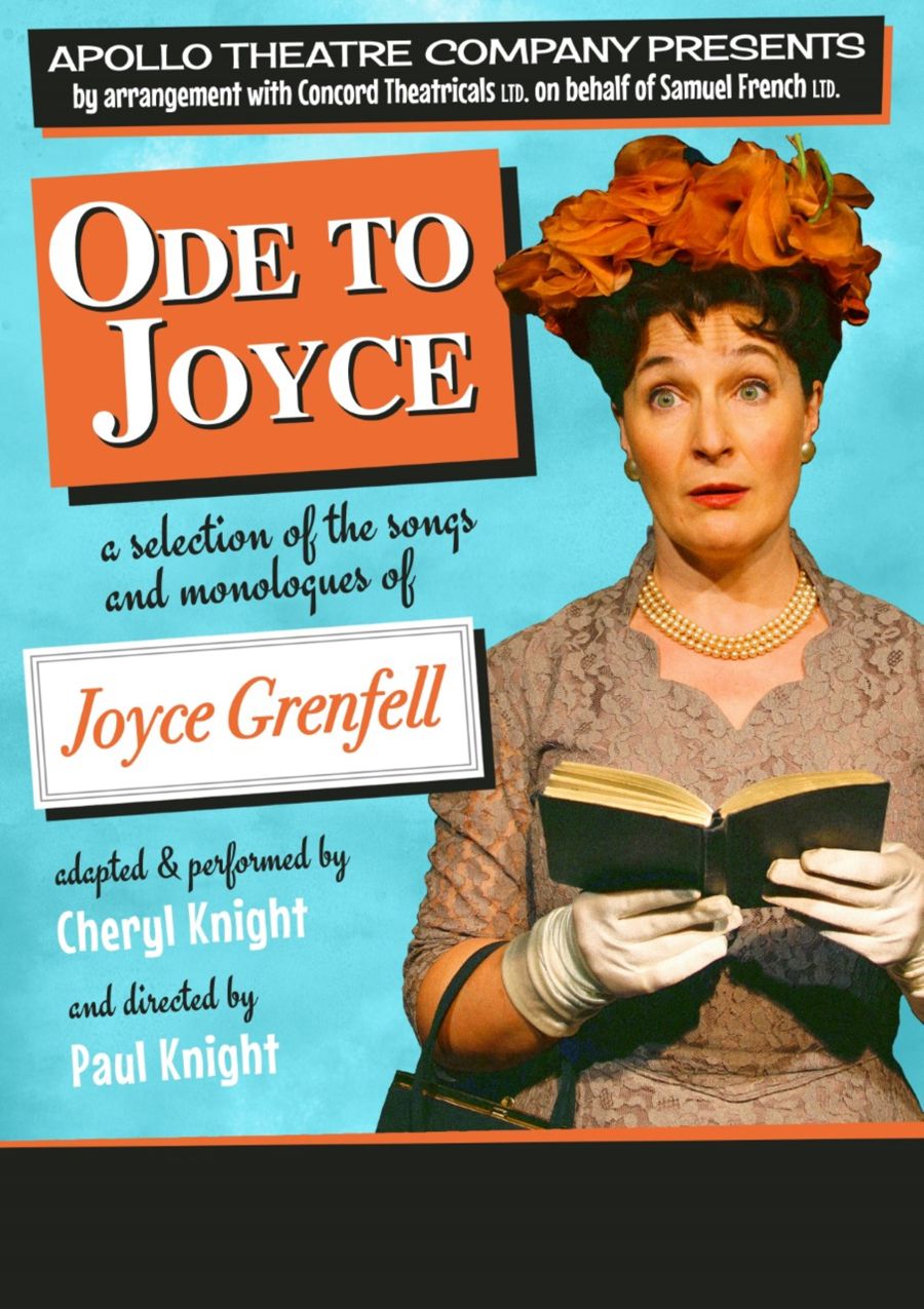 Advertising poster for Ode to Joyce show