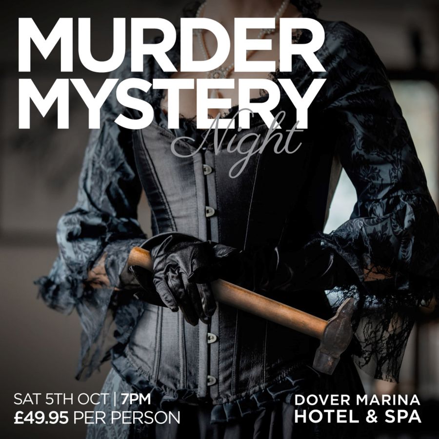 advertising poster for their Murder Mystery Night.