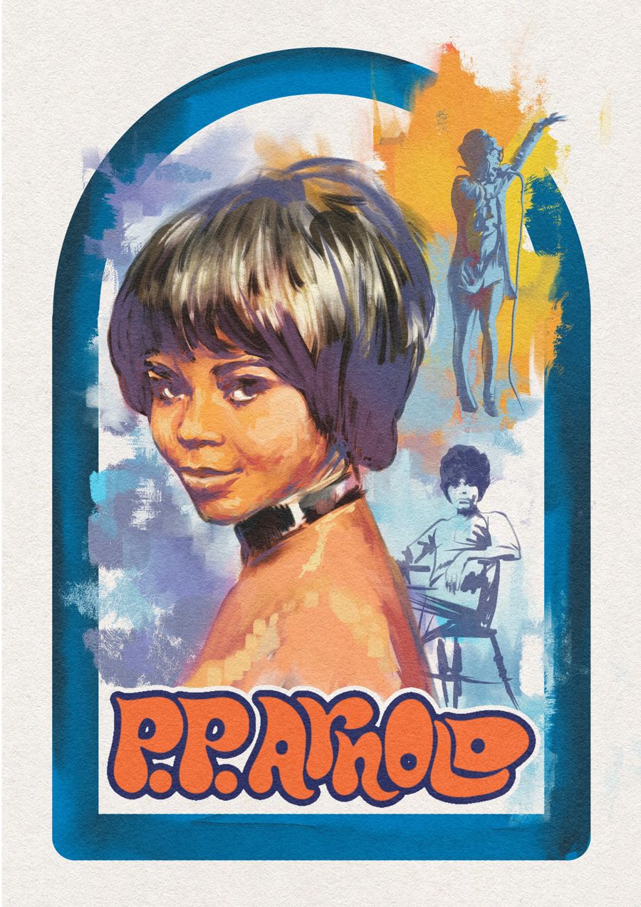 P P Arnold advertising poster