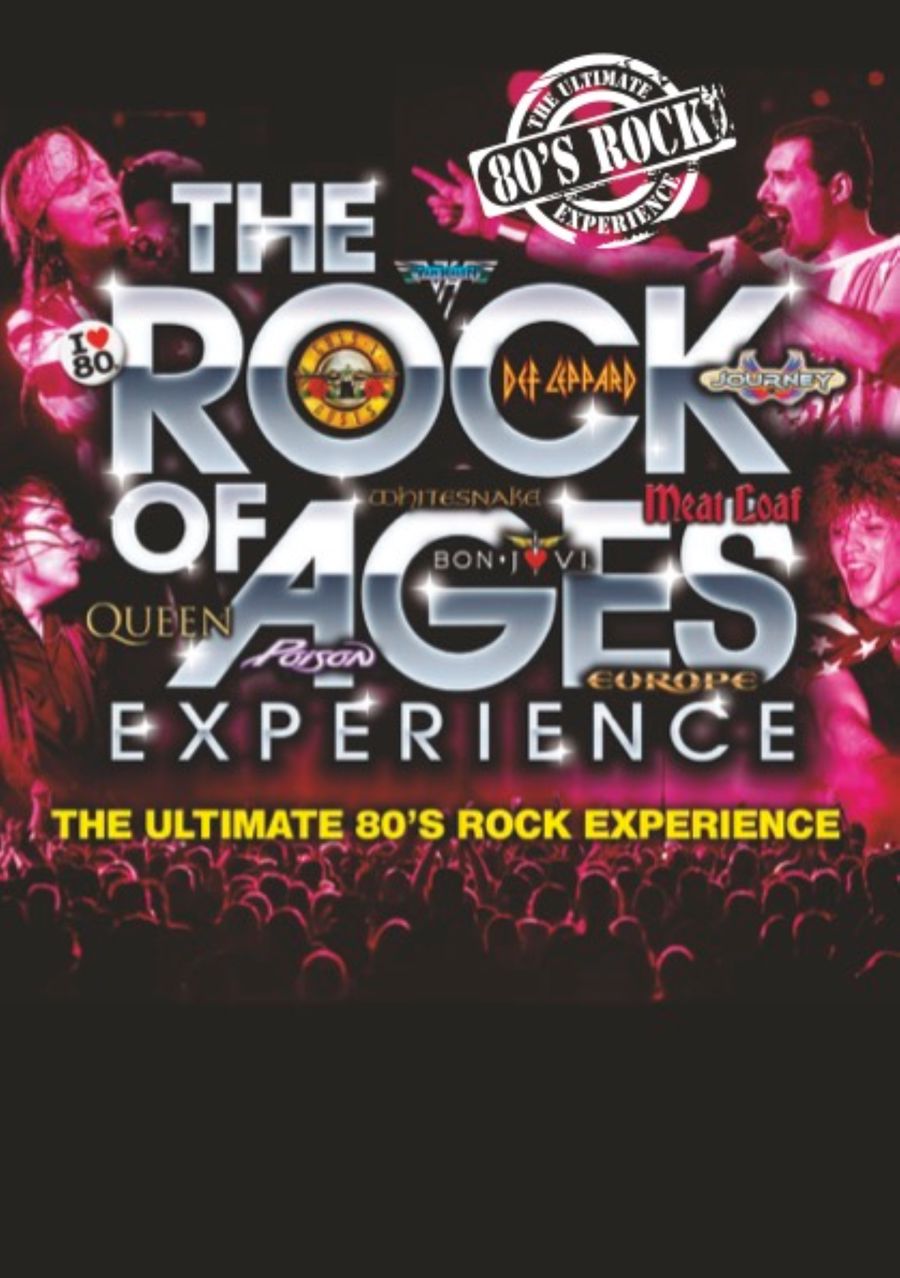 Advertising poster for The Rock of Ages Experience