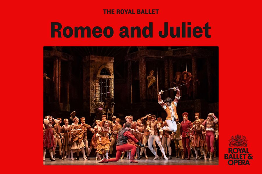 Advertising poster for the ballet Romeo & Juliet