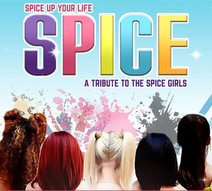 Poster advertising Spice a tribute to the Spice Girls at The Booking Hall in Dover