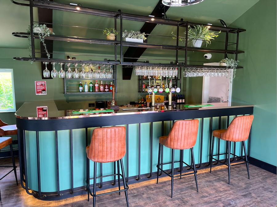 Bar area at The Pub at Solley's Ice Parlour