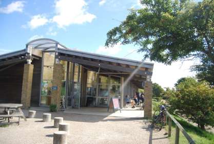 The visitor centre on top of the White Cliffs of Dover